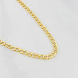 Cadena Cubana 3.2g / 40cm / 3.12mm Oro Amarillo 18K