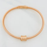 Pulso Aro Tubogas 14.55g / 17cm / 4.35mm Oro Rosa 18K