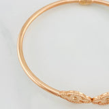 Pulso Aro Trebol 7.3g / 17cm / 2.4mm Oro Rosa 18K
