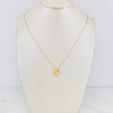 Cadena Aro Seguido Corazon 1.8g / 45.5cm / 0.7mm Oro Amarillo 18K