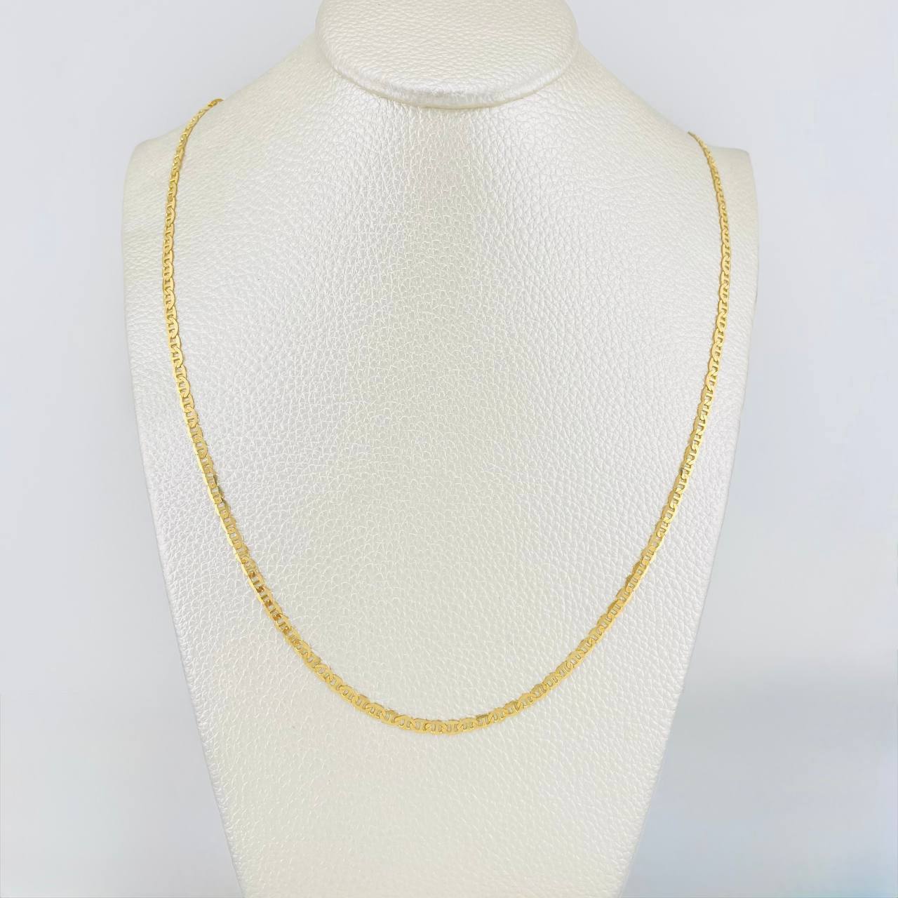 Cadena Escalera 6.7g / 60.05cm / 2.75mm Oro Amarillo 18K