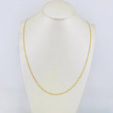 Cadena Cubana 4.1g / 60cm / 3.13mm Oro Amarillo 18K