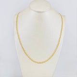 Cadena Cubana 3.2g / 40cm / 3.12mm Oro Amarillo 18K