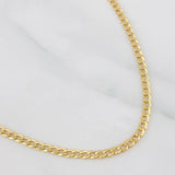 Cadena Cubana 3.35g / 59.05cm / 2.26mm Oro Amarillo 18K