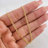 Cadena Cubana 3.35g / 59.05cm / 2.26mm Oro Amarillo 18K