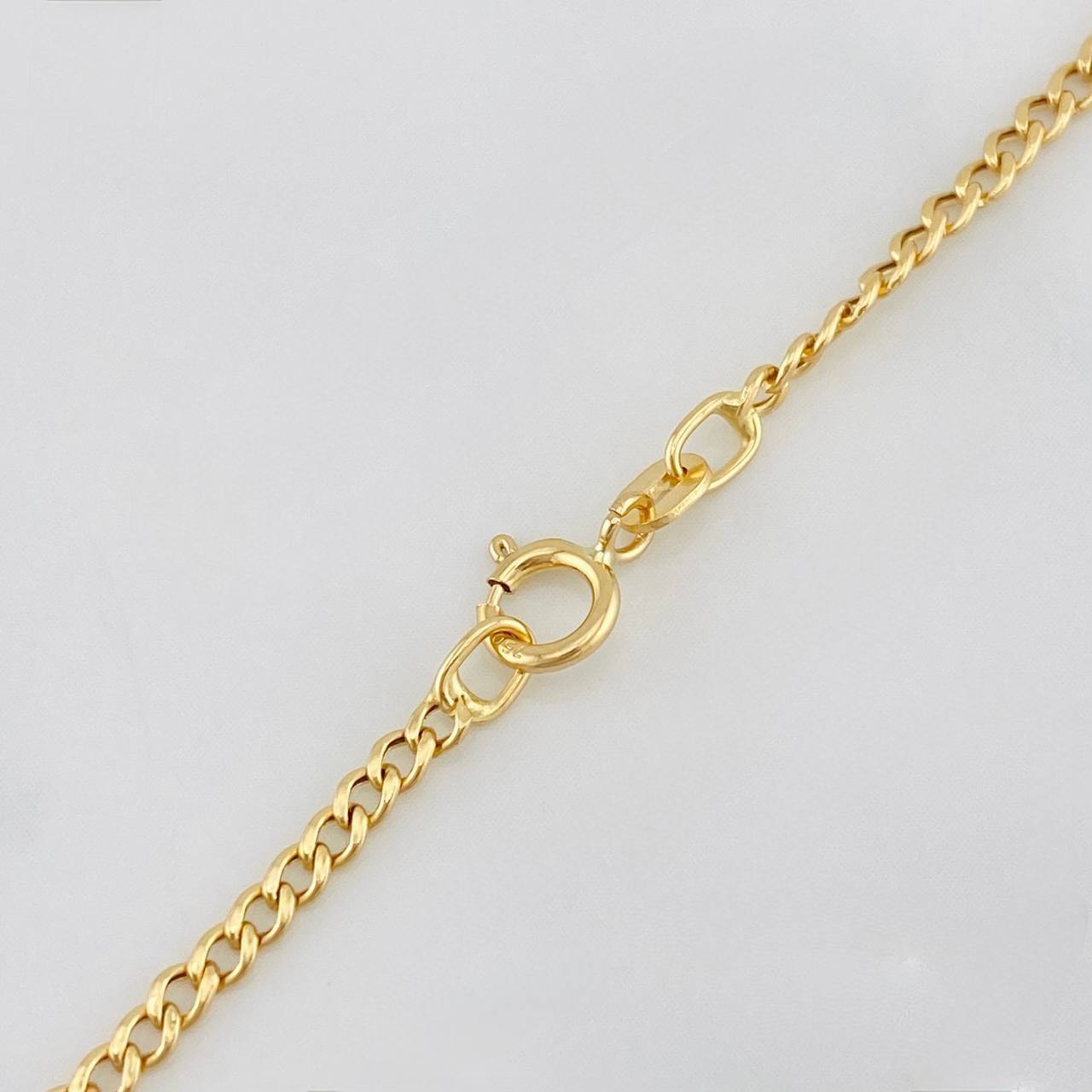 Cadena Mini Cubana 1.5g / 42.05cm / 1.87mm Oro Amarillo 18K