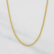 Cadena Cubana 5g / 60cm / 1.5mm Oro Amarillo 18K