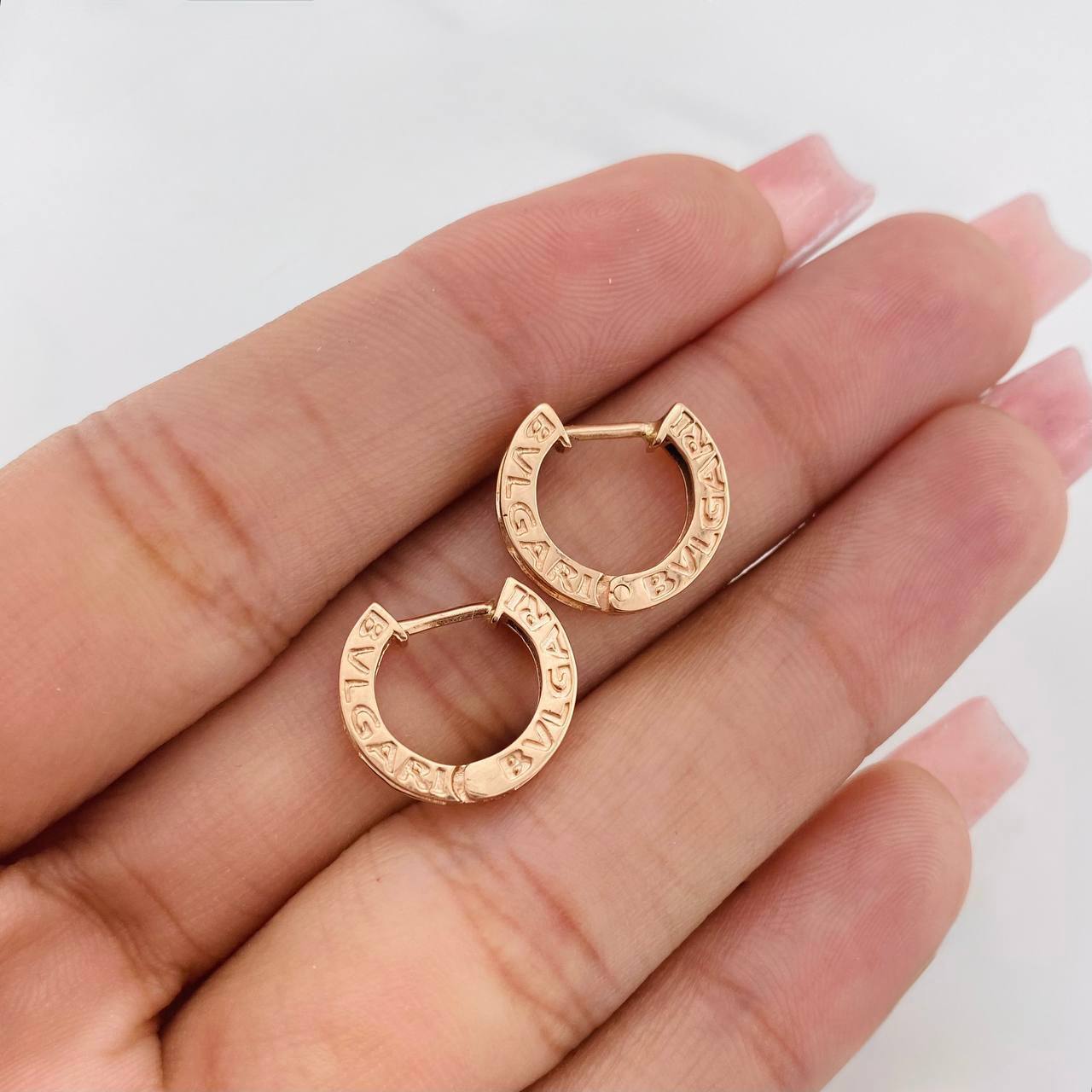 Candongas Bv 3.75g / 1.05cm Oro Rosa 18K