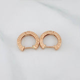 Candongas Bv 3.75g / 1.05cm Oro Rosa 18K