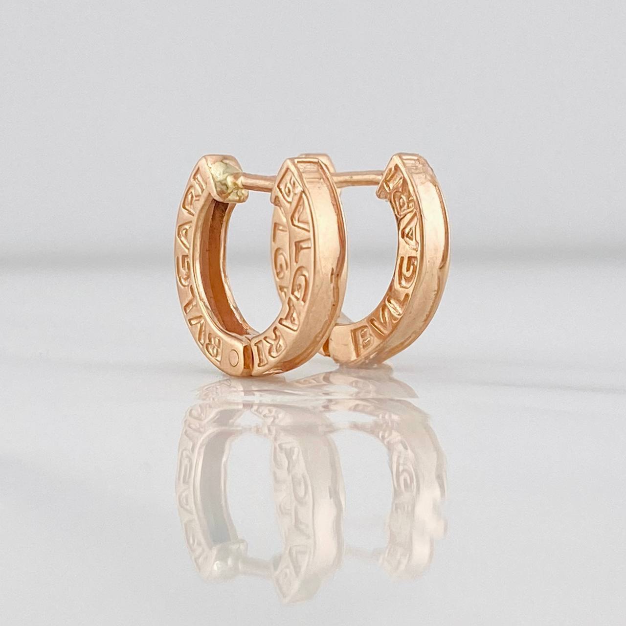 Candongas Bv 3.75g / 1.05cm Oro Rosa 18K
