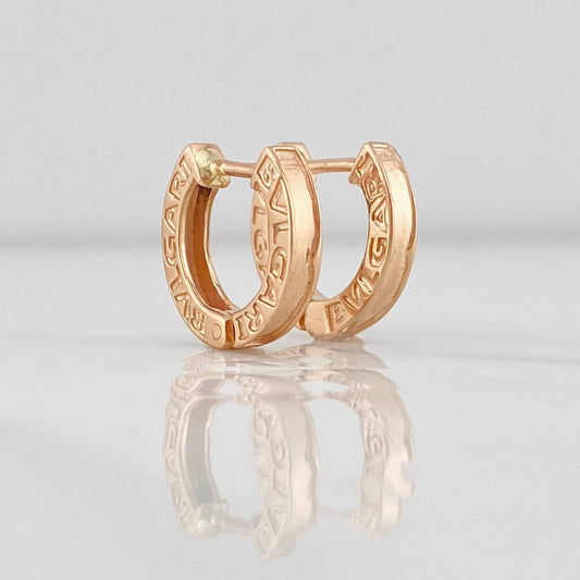 Candongas Bv 3.75g / 1.05cm Oro Rosa 18K