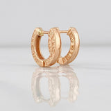 Candongas Bv 3.75g / 1.05cm Oro Rosa 18K
