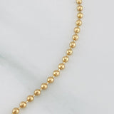 Pulso Militar Trebol 3.35g / 18cm / 1.66mm Oro Amarillo 18K