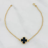 Pulso Militar Trebol 3.3g / 19cm / 1.66mm Oro Amarillo 18K