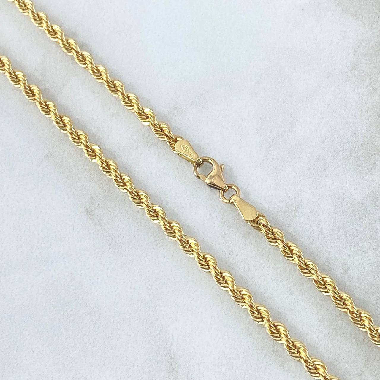 Cadena Lazo 4.2gr / 45cm / 2.7mm Oro Amarillo +3 18K ©