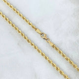 Cadena Lazo 4.2gr / 45cm / 2.7mm Oro Amarillo +3 18K ©
