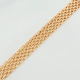 Pulso Chino 4.35g / 21cm / 6.4mm Oro Amarillo 18K