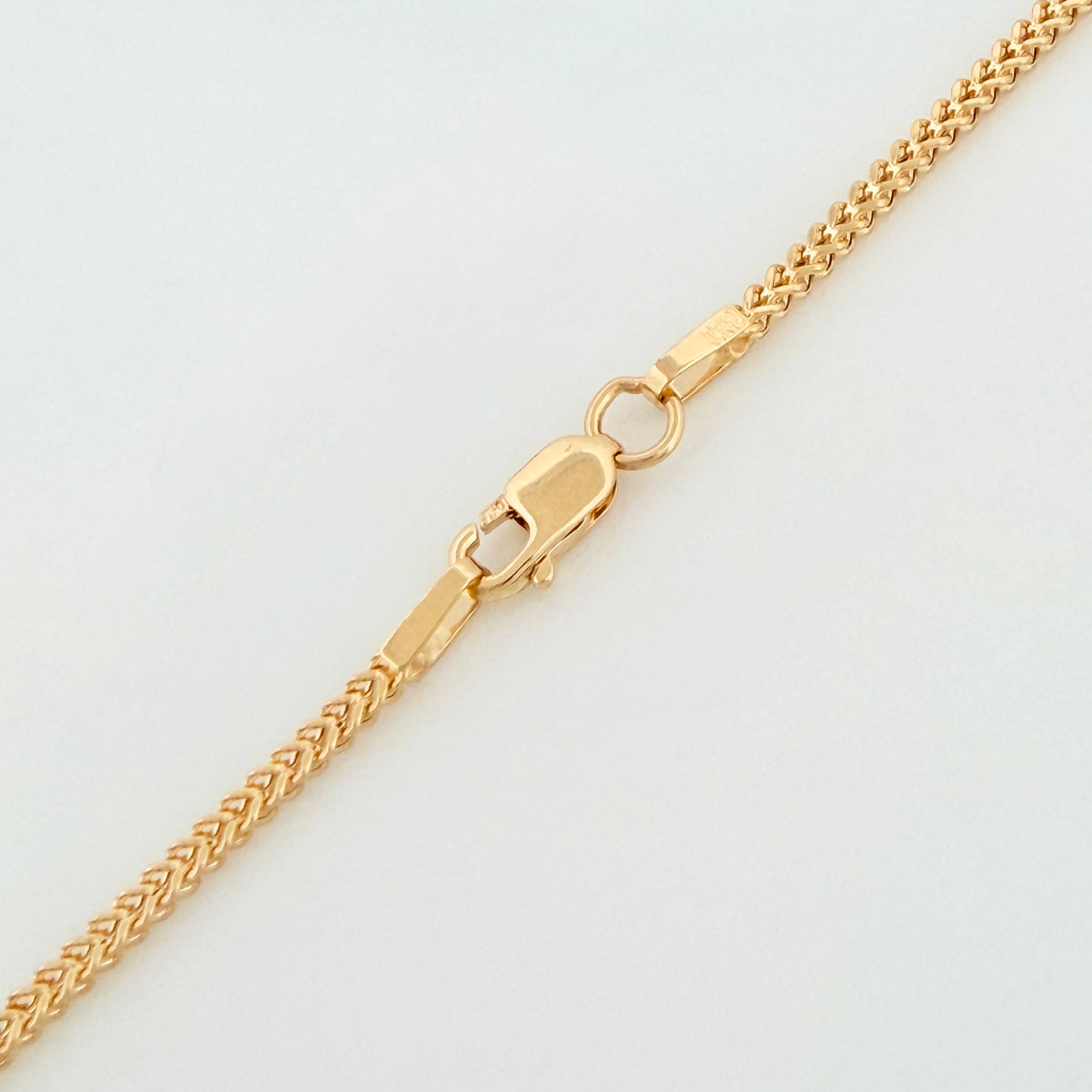 Cadena Franco 3.05g / 46cm / 1.5mm Oro Amarillo 18K