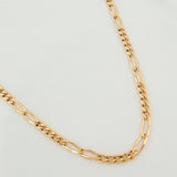 Cadena Figaro 10.3g / 50.5cm / 1.7mm Oro Amarillo 18K