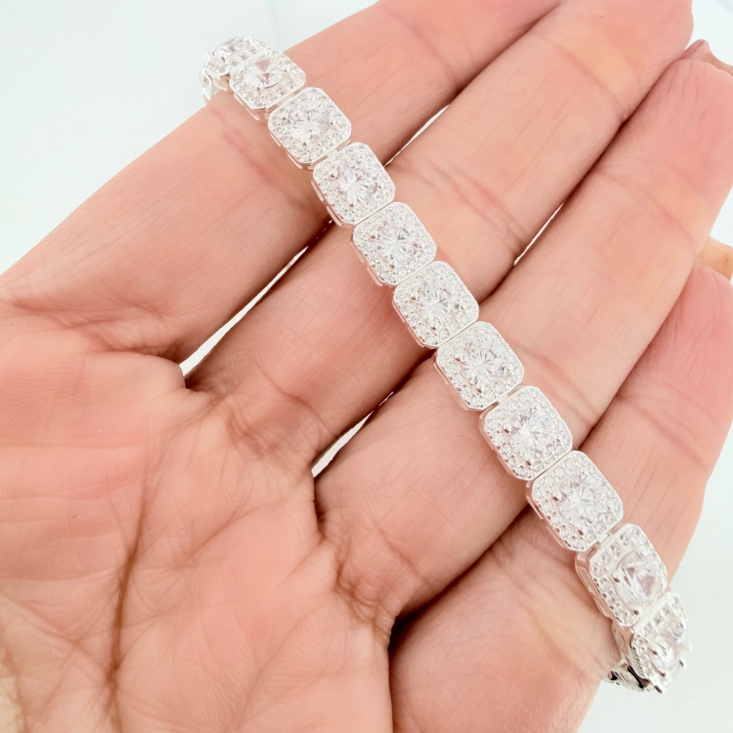 Pulso Tennis 18.15g / 18cm / 8mm Plata 925