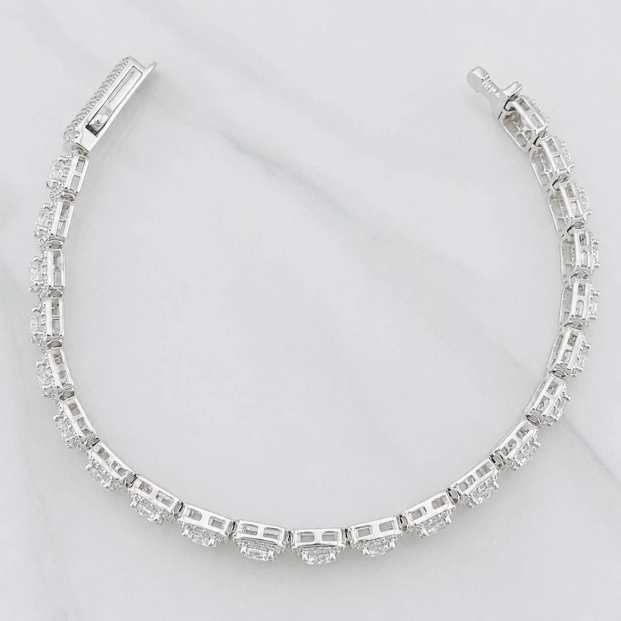 Pulso Tennis 18.15g / 18cm / 8mm Plata 925