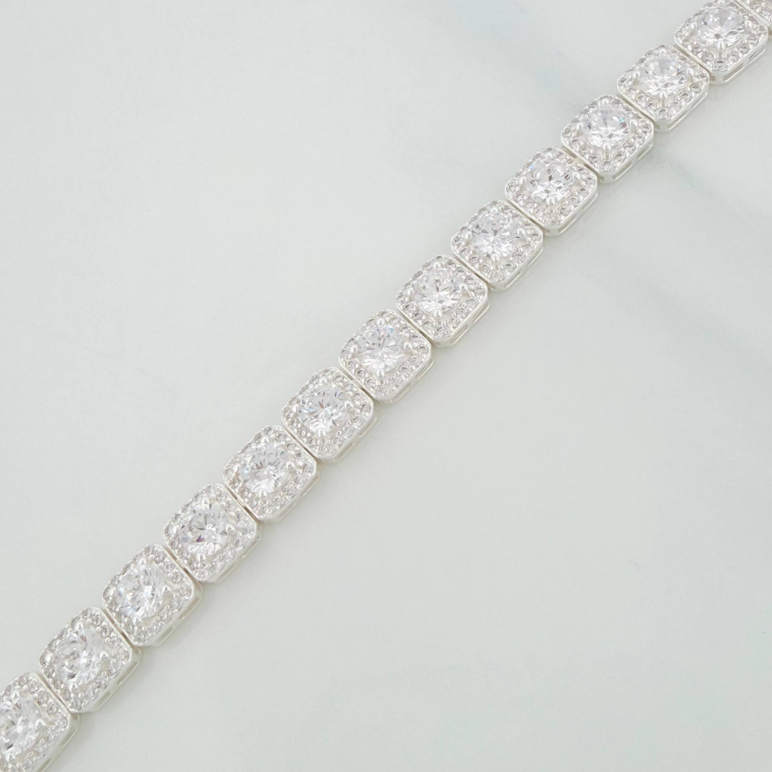 Pulso Tennis 18.15g / 18cm / 8mm Plata 925