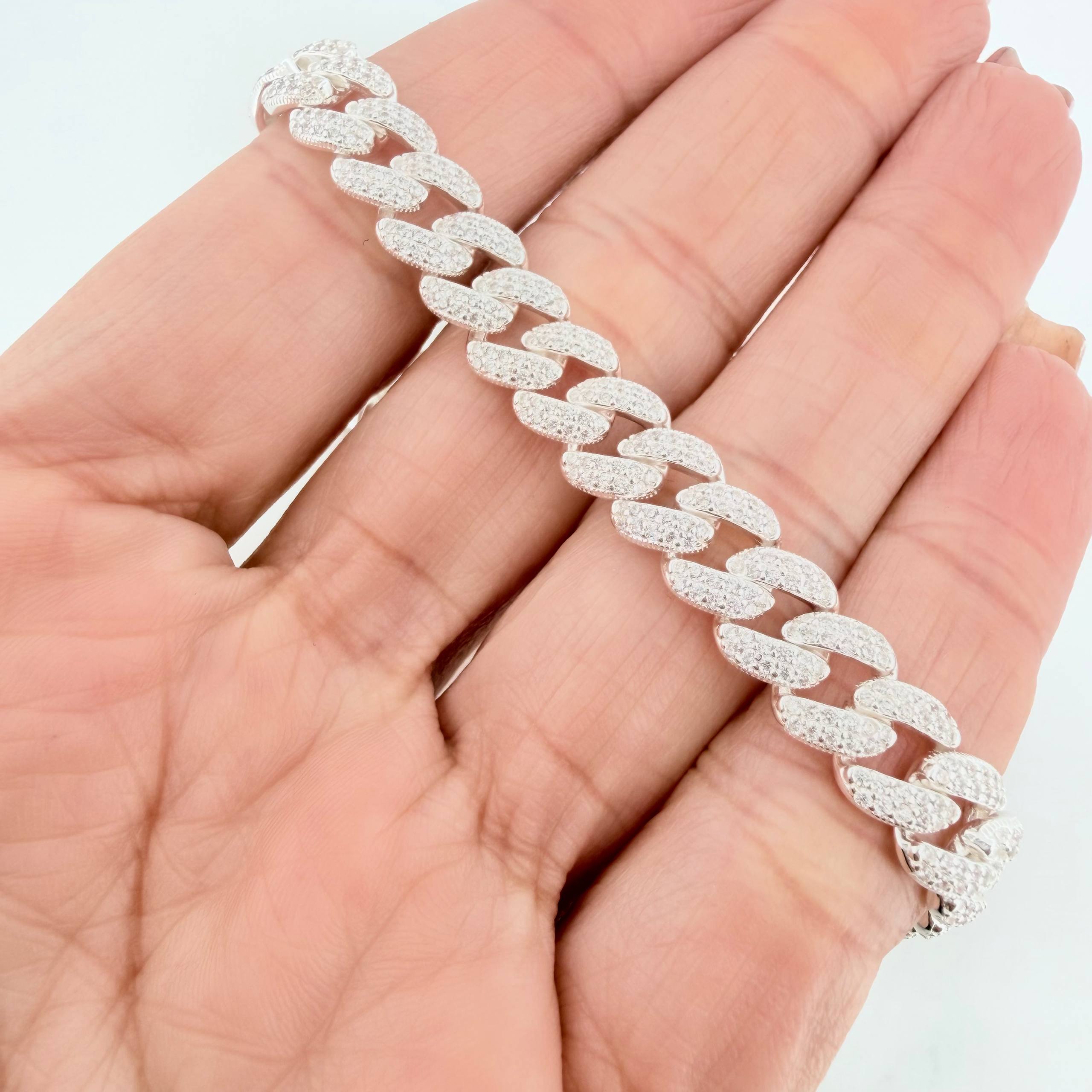 Pulso Cubano 16.75g / 18cm / 8mm Plata 925