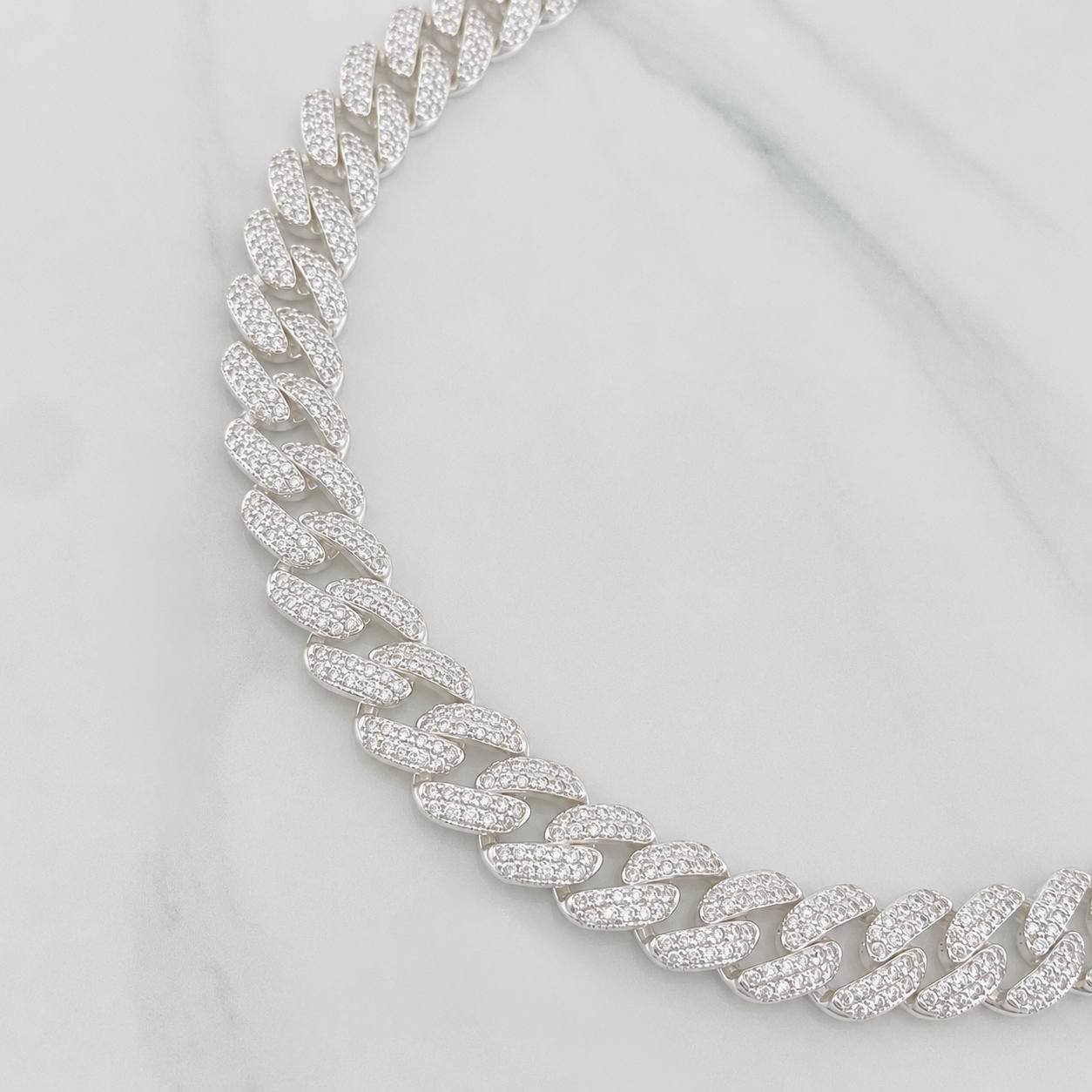 Pulso Cubano 16.75g / 18cm / 8mm Plata 925