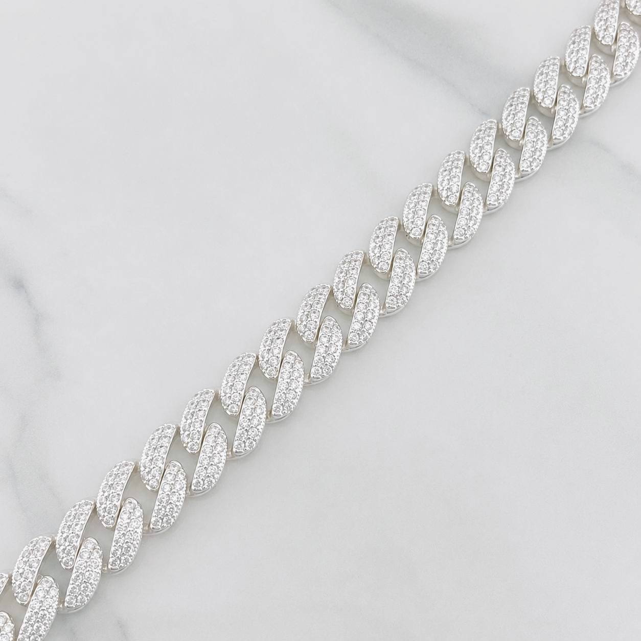 Pulso Cubano 16.75g / 18cm / 8mm Plata 925