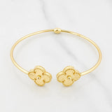 Pulso Aro Trebol 7.2g / 17cm / 2mm Oro Amarillo 18K