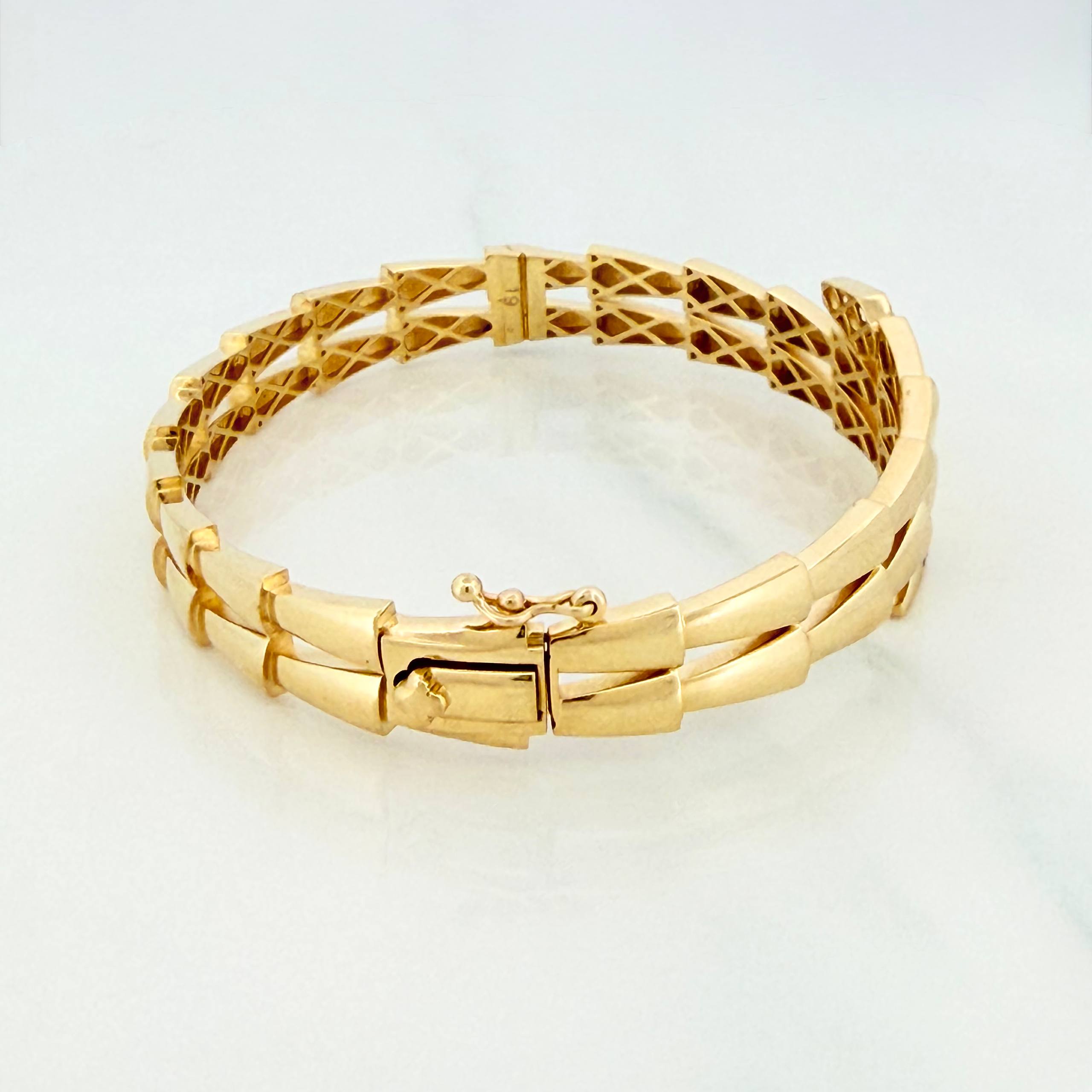 Pulso Espiga 16.65g / 17.2cm / 12mm Oro Amarillo 18K