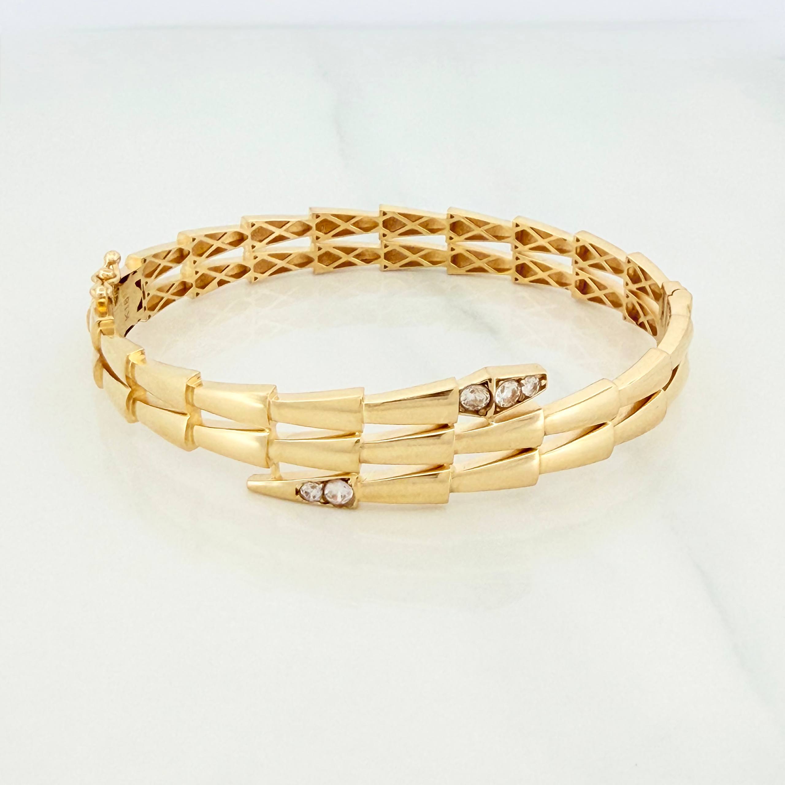 Pulso Espiga 16.65g / 17.2cm / 12mm Oro Amarillo 18K