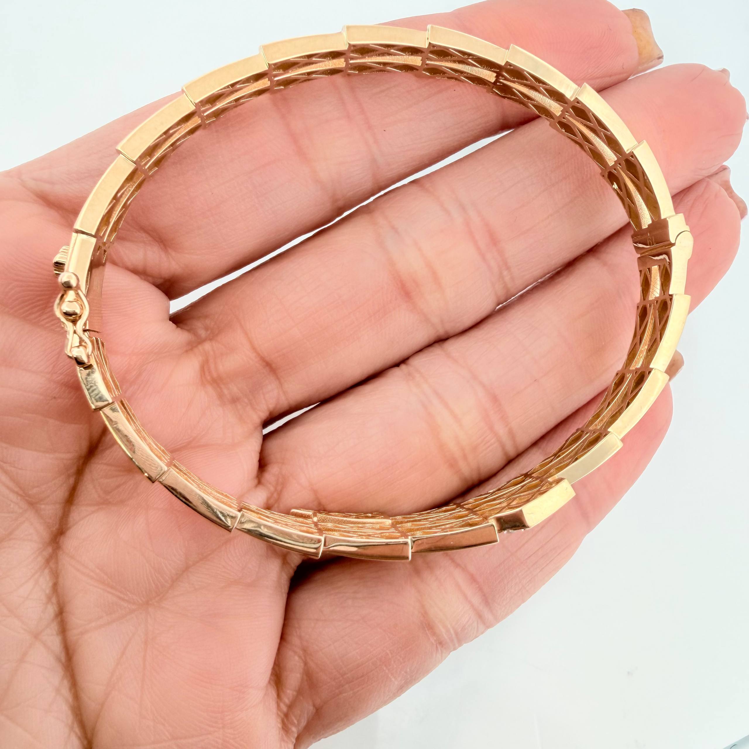 Pulso Espiga 16.65g / 17.2cm / 12mm Oro Amarillo 18K