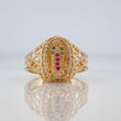 Anillo Virgen De Guadalupe 3.5 g / T7 Oro Amarillo 18K