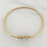 Pulso Aro Mariposas 3.2 g / 16 cm / 1.6 mm Oro Amarillo 18K