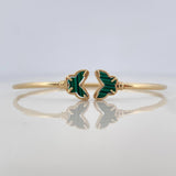 Pulso Aro Mariposas 3.2 g / 16 cm / 1.6 mm Oro Amarillo 18K