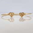 Pulso Aro Corazones 3.3 g / 16 cm / 1.6 mm Oro Amarillo 18K