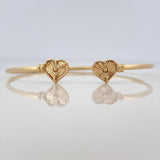 Pulso Aro Corazones 3.3 g / 16 cm / 1.6 mm Oro Amarillo 18K