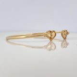 Pulso Aro Corazones 3.3 g / 16 cm / 1.6 mm Oro Amarillo 18K