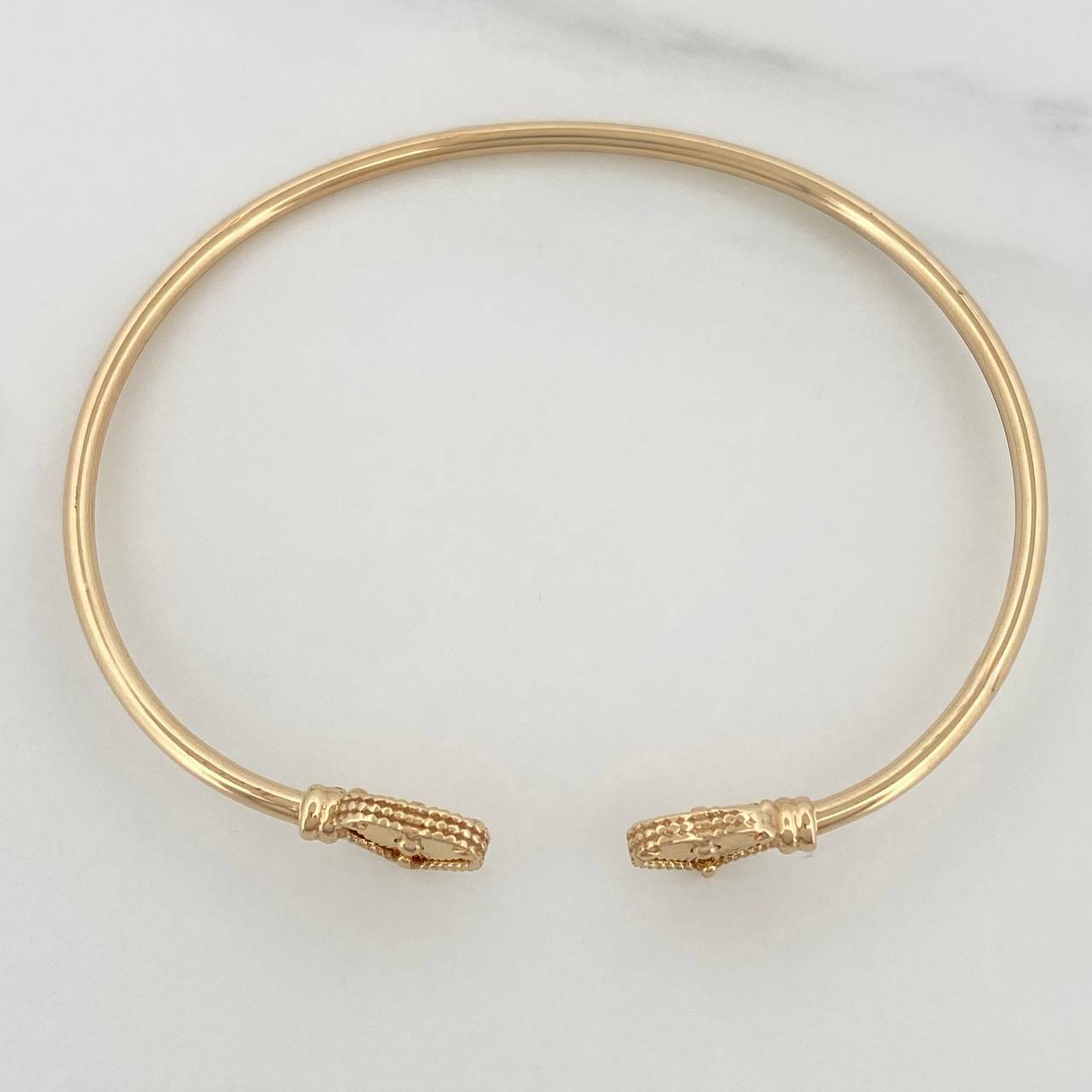 Pulso Aro Corazones 3.3 g / 16 cm / 1.6 mm Oro Amarillo 18K