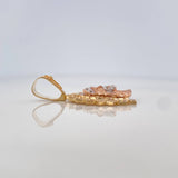 Dije Rostro de Cristo 7.85g / 3.5cm Tres Oros 18K