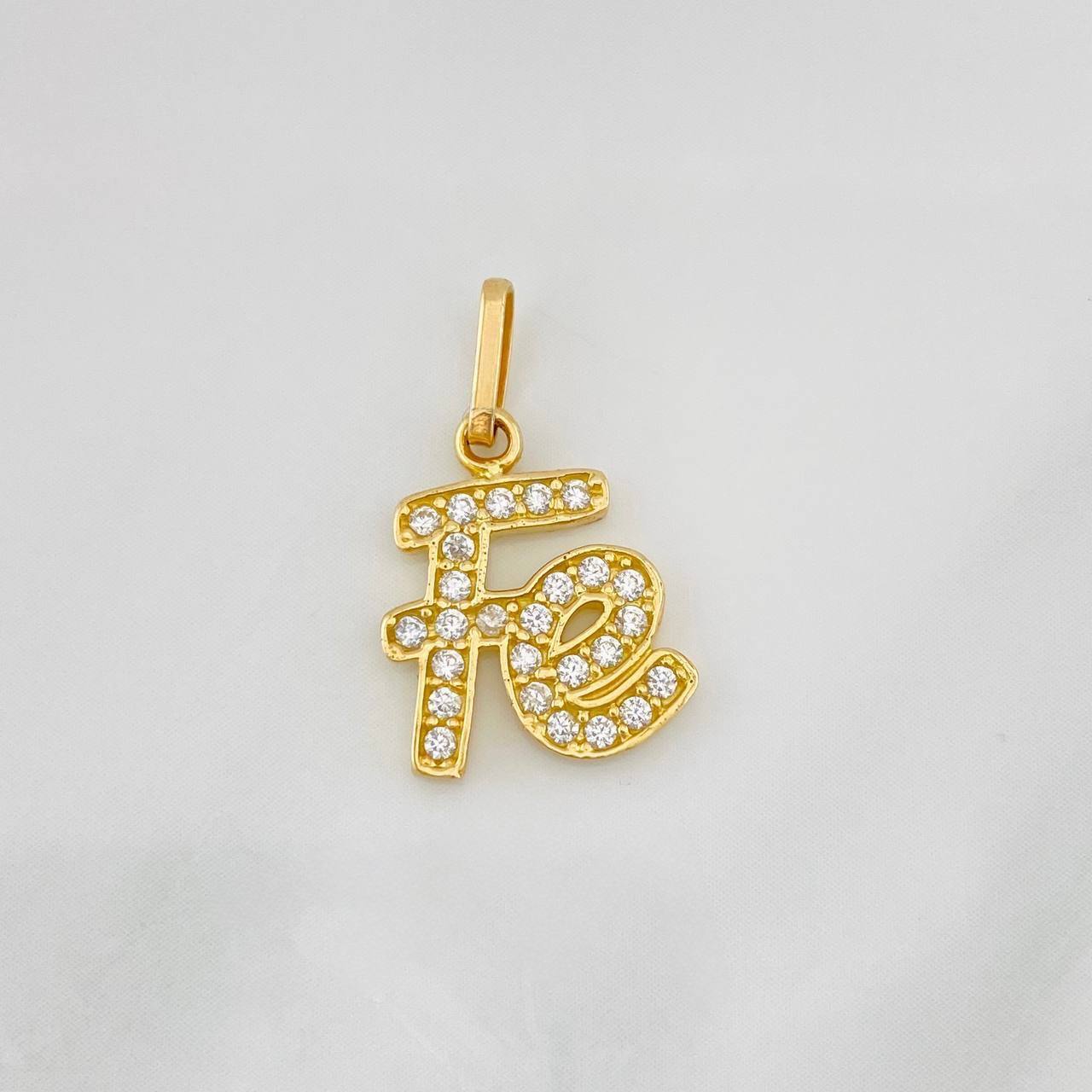 Dije Fe 1.25g / 2cm Oro Amarillo 18K