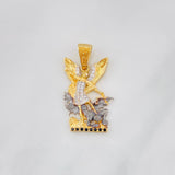 Dije San Miguel Arcangel 3.9g / 3cm Tres Oros 18K