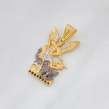 Dije San Miguel Arcangel 4.25g / 3cm Tres Oros 18K