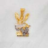 Dije San Miguel Arcangel 4.55g / 3cm Tres Oros 18K