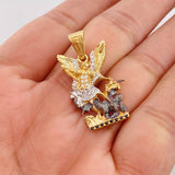 Dije San Miguel Arcangel 4.55g / 3cm Tres Oros 18K
