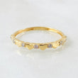 Anillo Corazones Intercalados 1gr / T6 1/4 / Oro Amarillo 18K