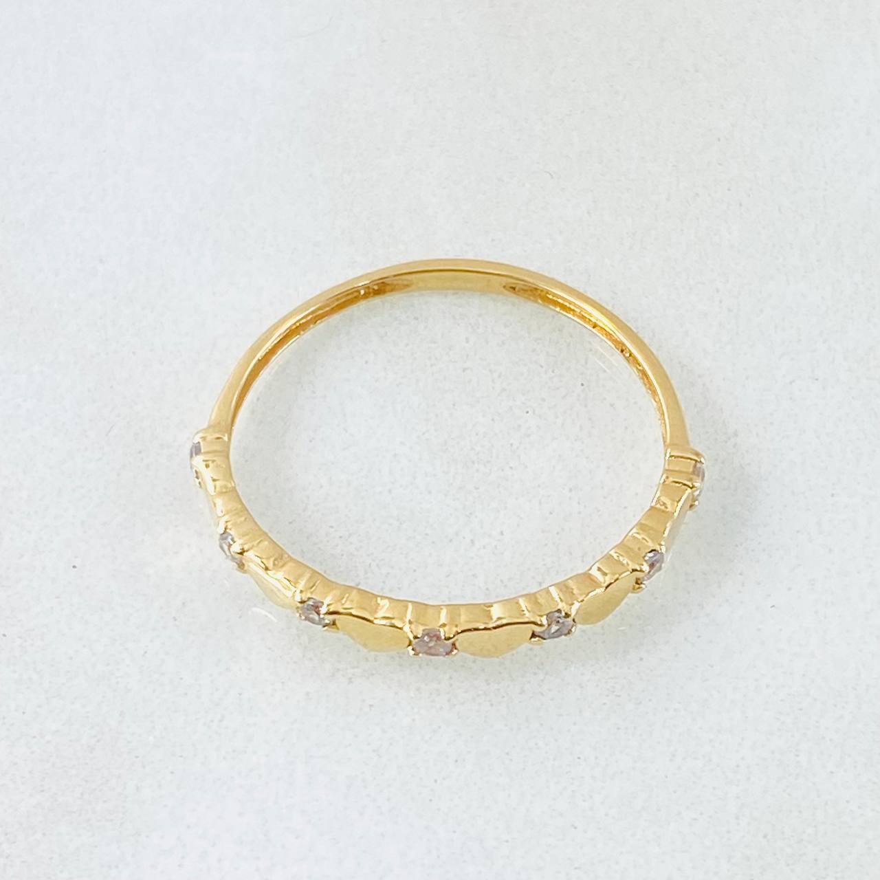 Anillo Corazones Intercalados 1gr / T6 1/4 / Oro Amarillo 18K