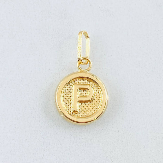 Dije Letra P 0.6gr / 1.9cm / Oro Amarillo 18K