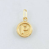 Dije Letra P 0.6gr / 1.9cm / Oro Amarillo 18K